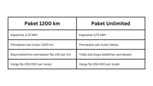 Masa pakai baterai motor listrik