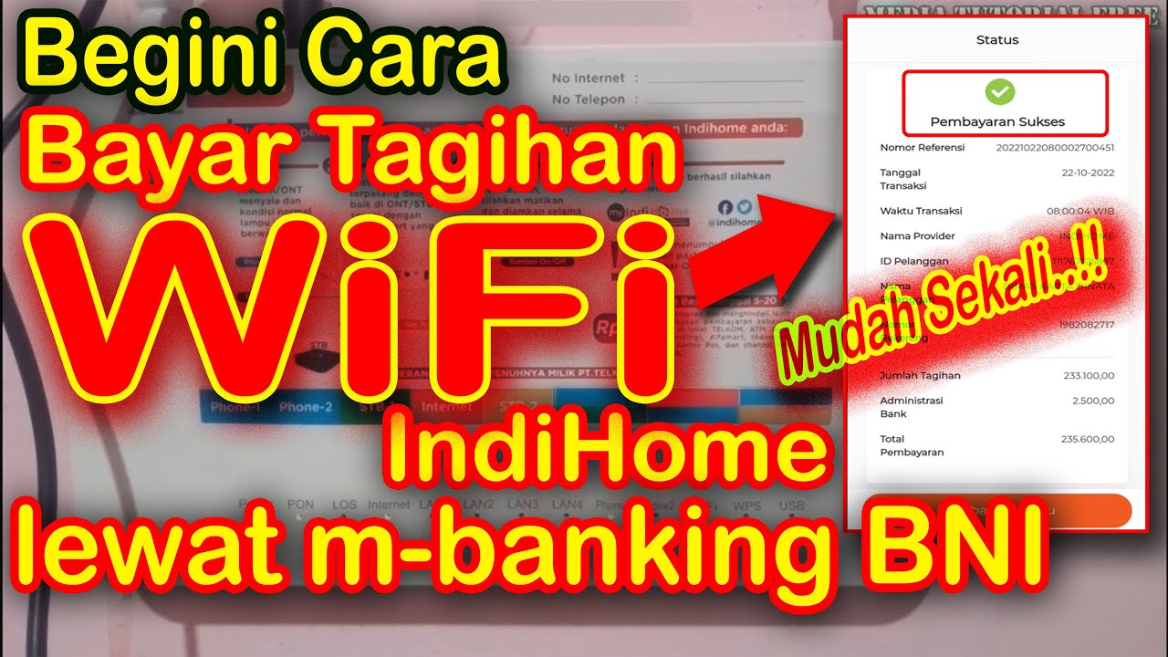 Cara bayar indihome mbanking bni