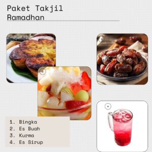 Paket takjil ramadhan