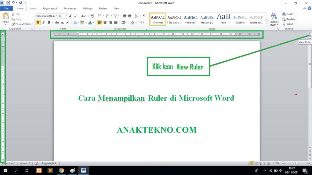 How Ruler Works In Words Cara Menampilkan Ruler Di Word Panduan Lengkap » IDNblogger.com