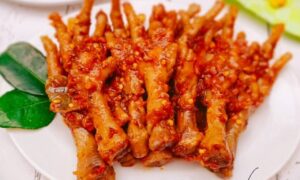 Ceker mercon ayam resep pedas mantap