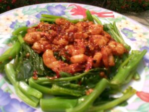 Santan udang tahu tempe masak resep