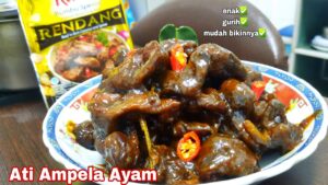 Cara masak ati ampela